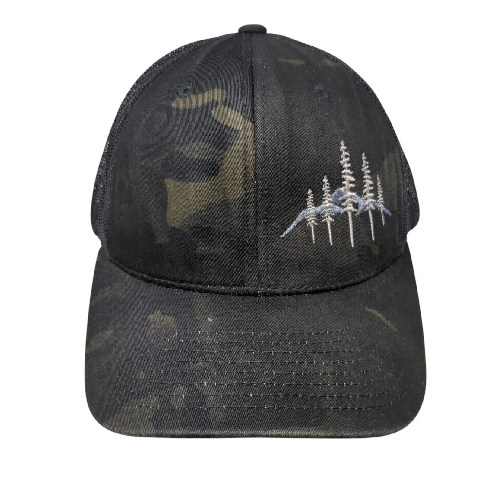 Mountain Snapback Trucker Hat Camouflage Os Adjustable The Classics Yupoong